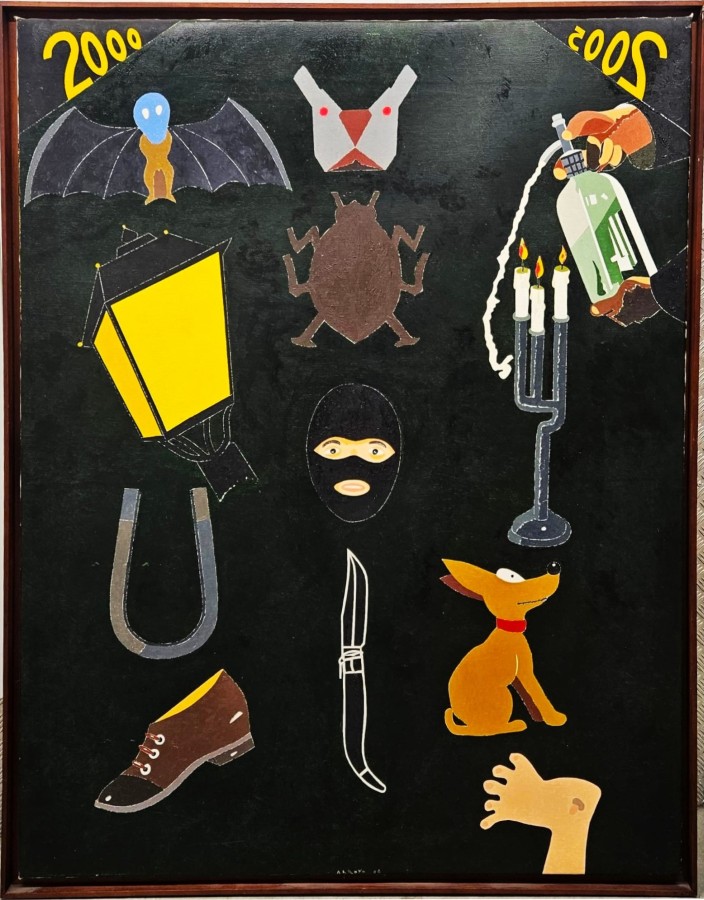 Eduardo Arroyo: acrylic on canvas 162x130 cm, Artnew Gallery, Artnew Gallery