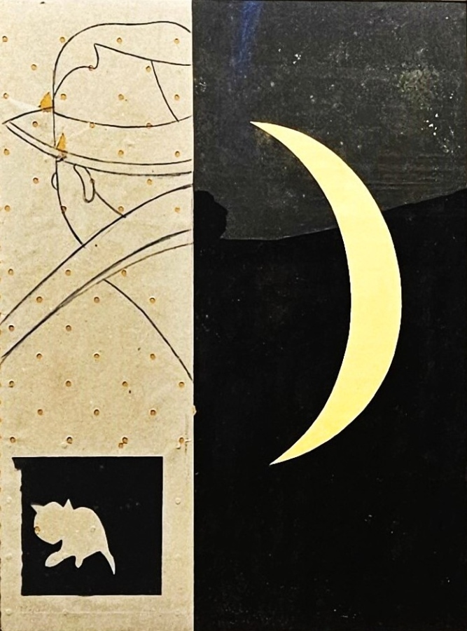 Eduardo Arroyo: 79x58 cm,  mixed media on paper ,  Artnew Gallery, Artnew Gallery